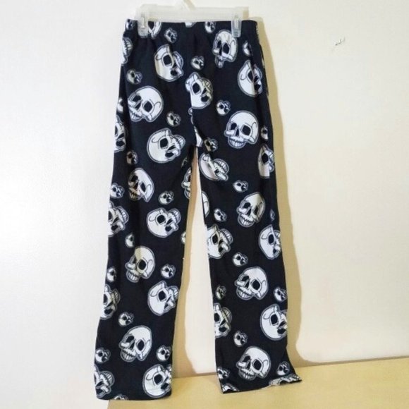Open Trails boy's fleece skull pj/sweat pants - size large - Picture 1 of 3